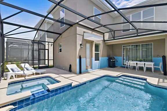5BR Villa | Game Room + Spa | 12 Min to Disney